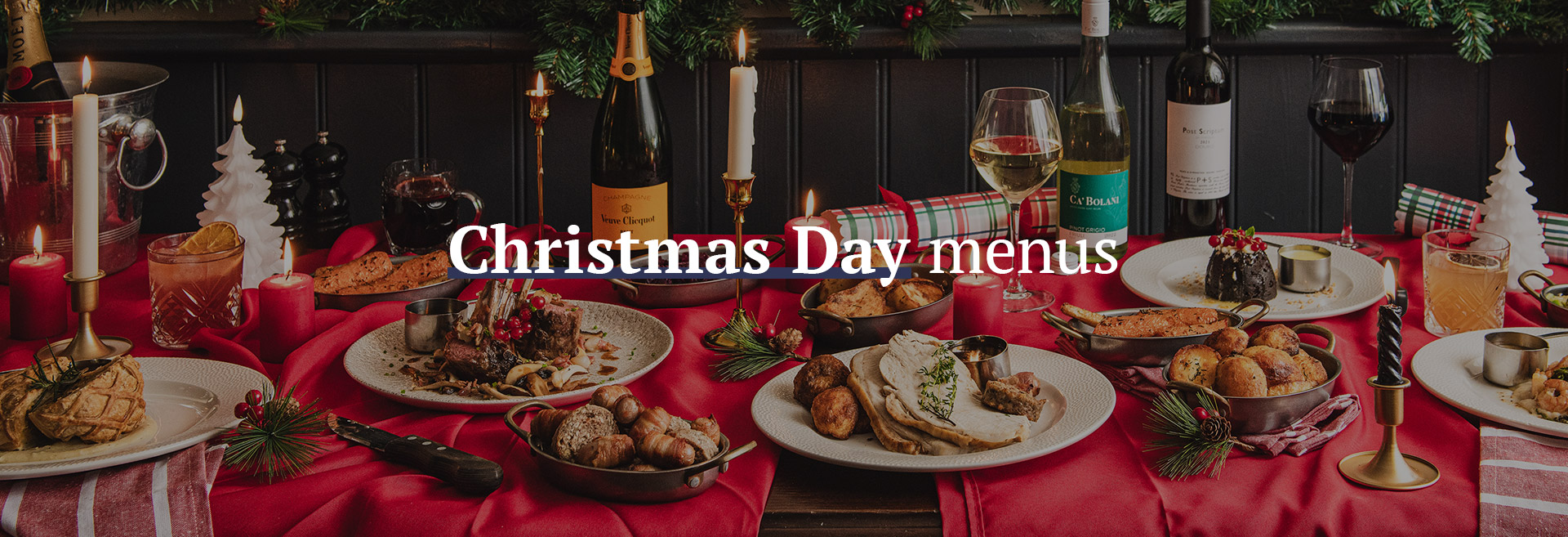 Christmas Day Menu at The White Hart Waterloo