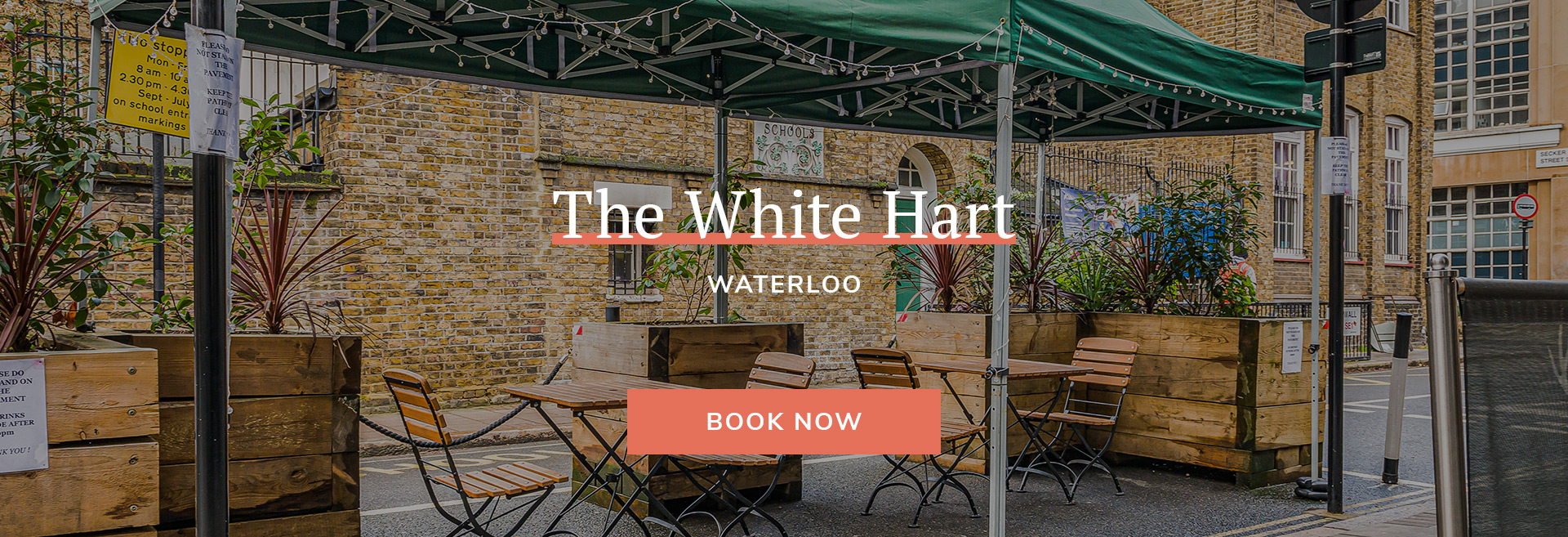 Join us at The White Hart Waterloo in London for delicious pub food